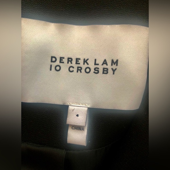 DEREK LAM 10 CROSBY Patch Pocket Blazer in Black - Picture 2 of 7